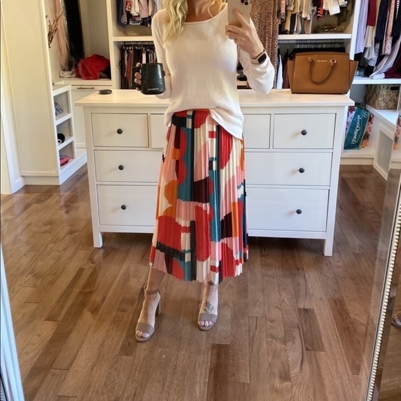 Anthropologie Maeve Auriele skirt ππ - Picture 3 of 8